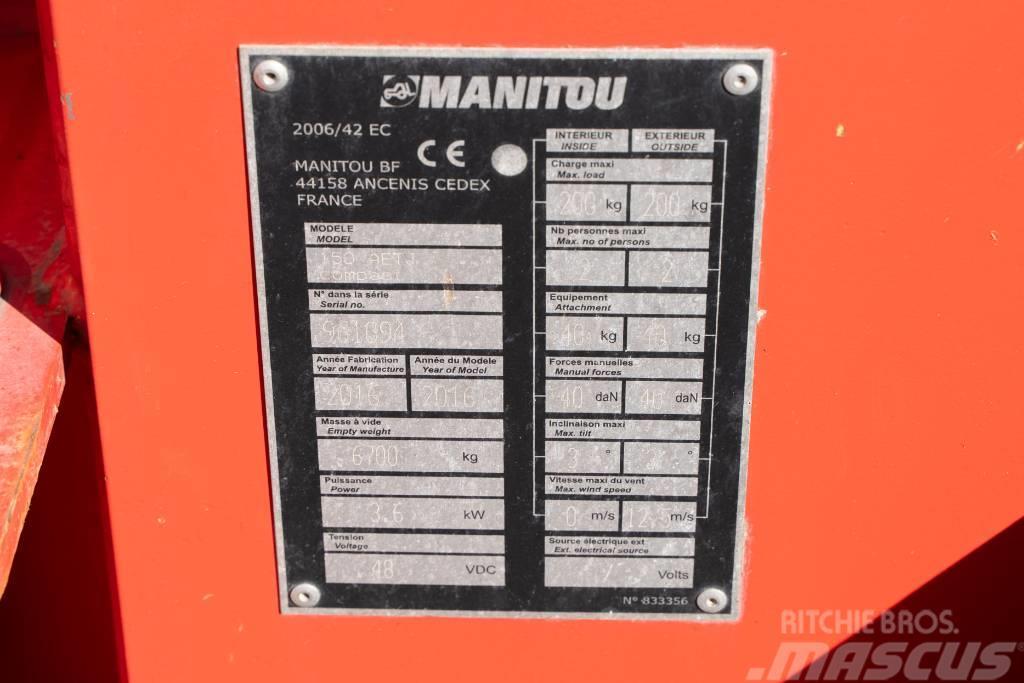 Manitou AETJ 150 Plataformas con brazo de elevación manual