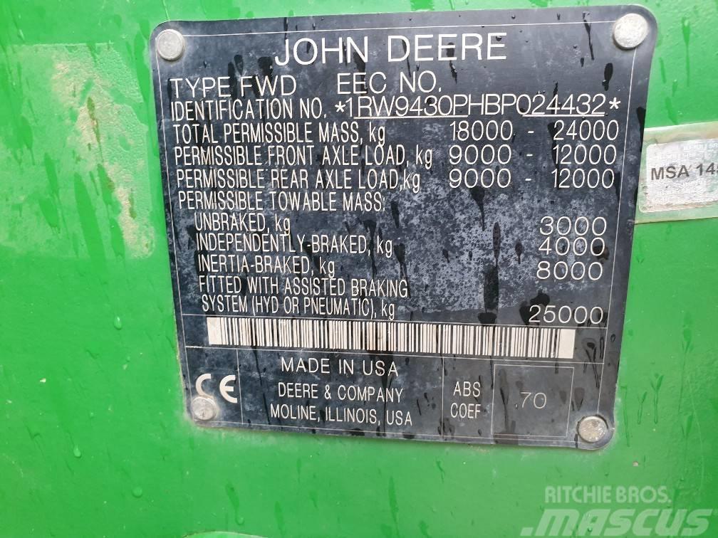 John Deere 9430 Tractores