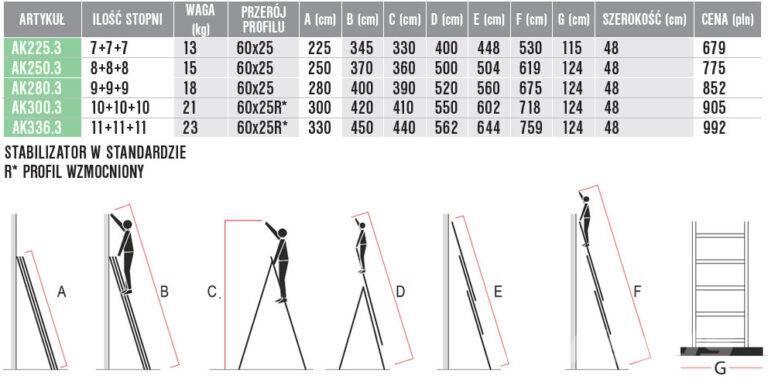 faraone AK280.3 Ladders and platforms