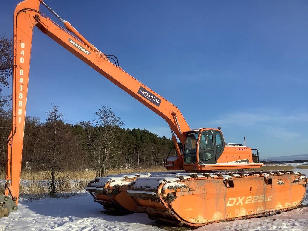 Doosan 225 Amfibio Excavadoras anfibio