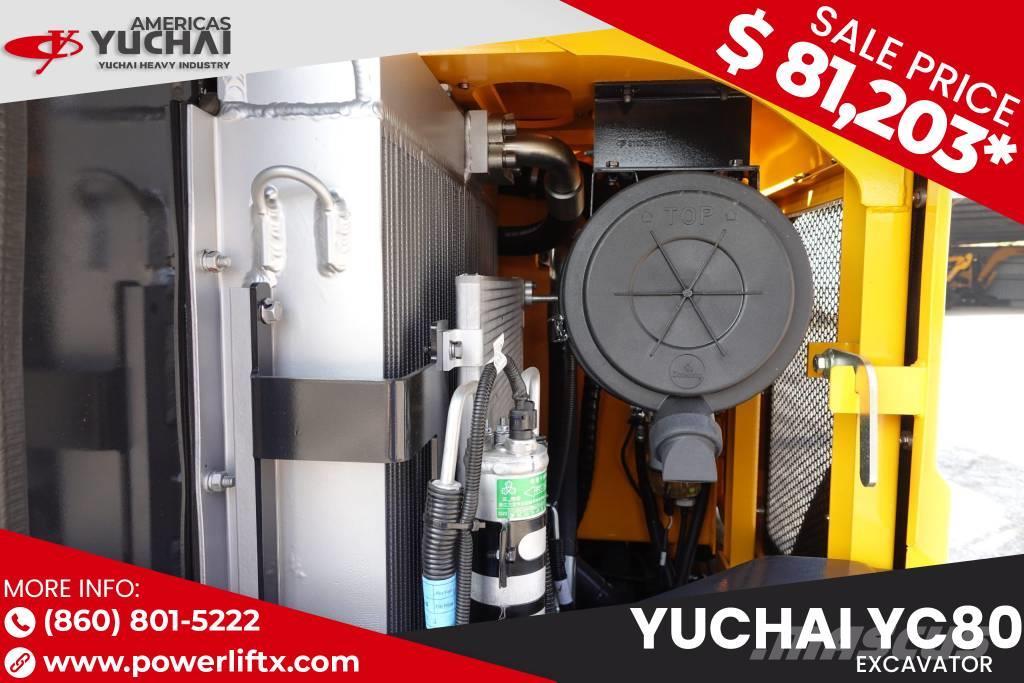 Yuchai YC80 Excavadoras sobre orugas