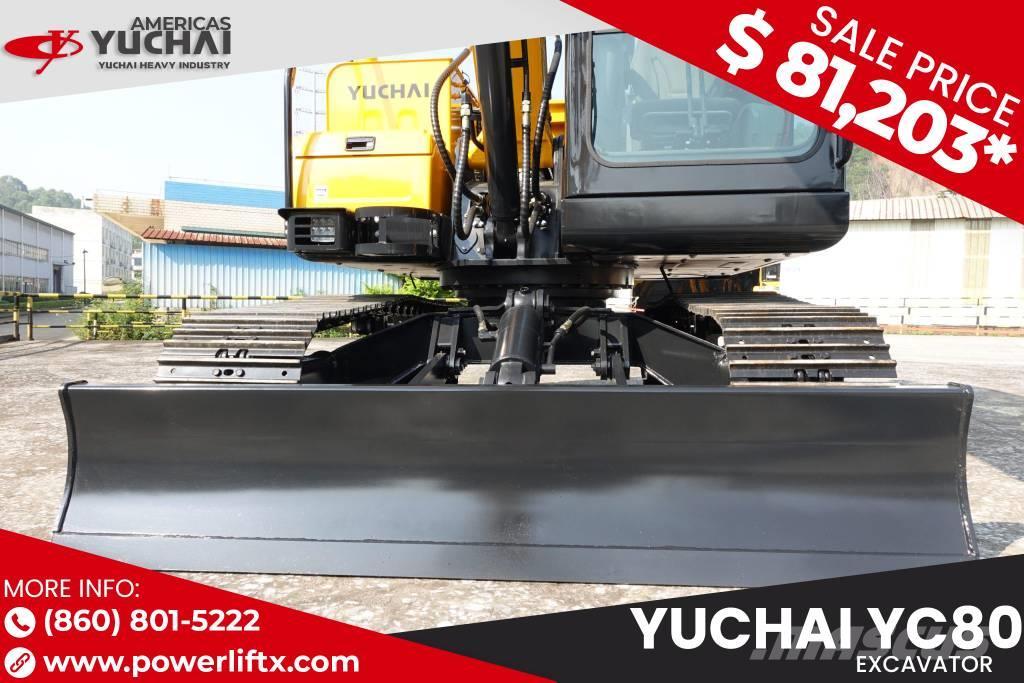 Yuchai YC80 Excavadoras sobre orugas