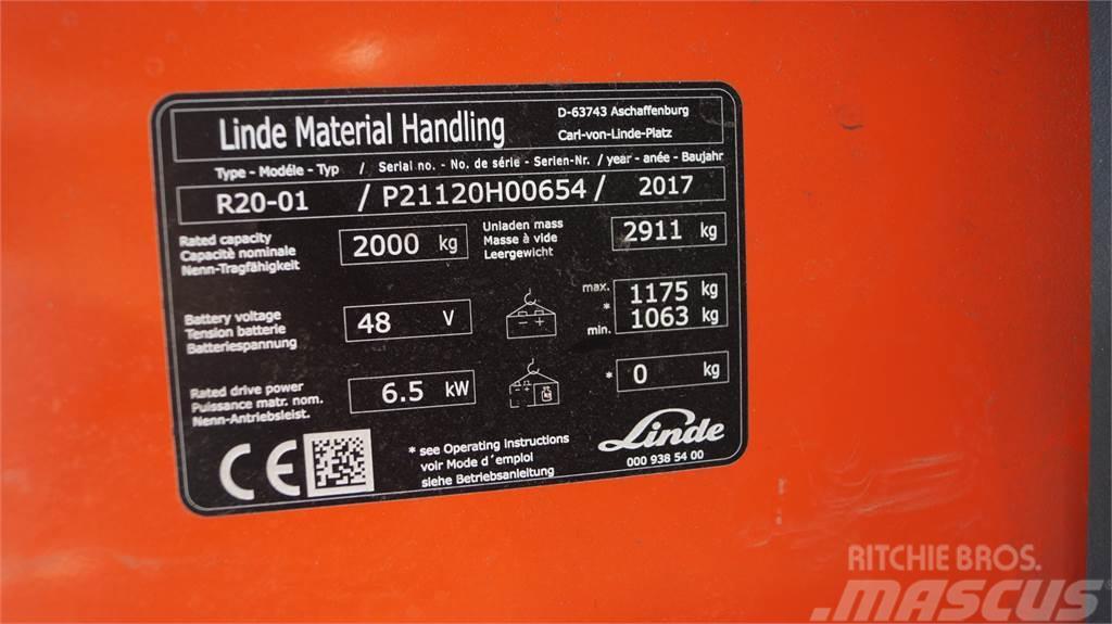 Linde R20 Montacargas de alcance de gran altura