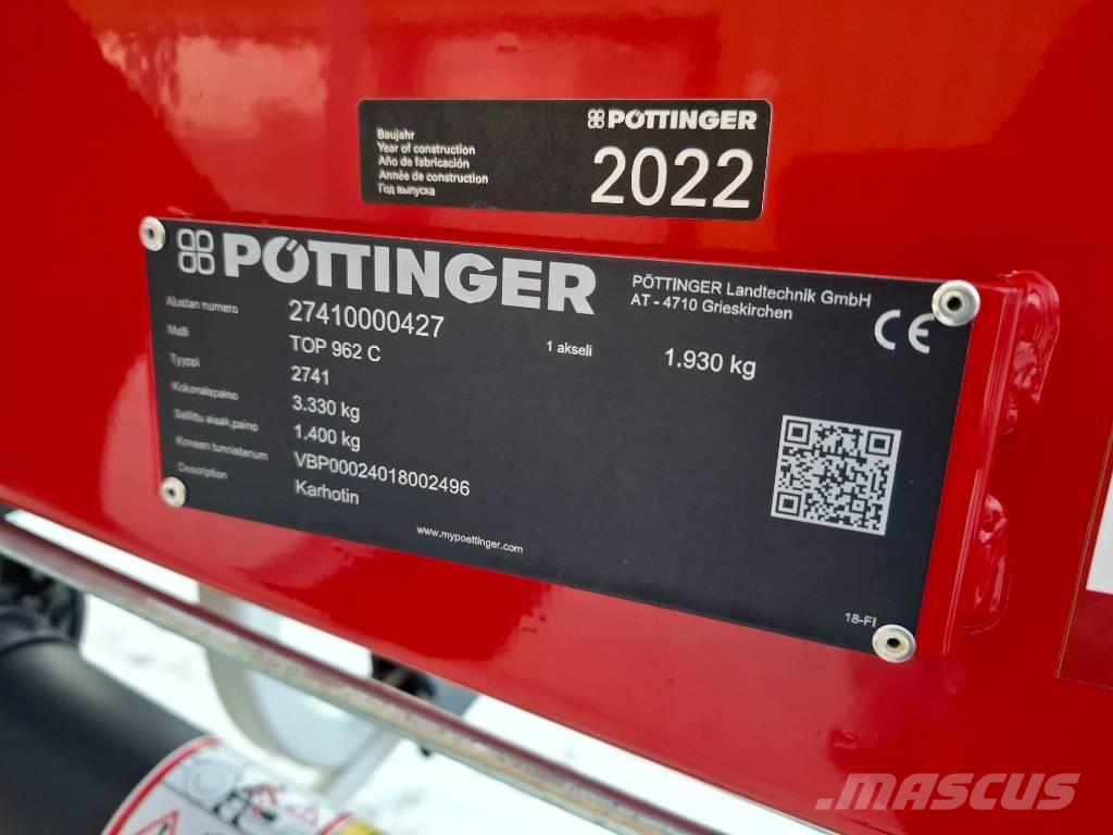 Pöttinger Top 962C Segadoras hileradoras