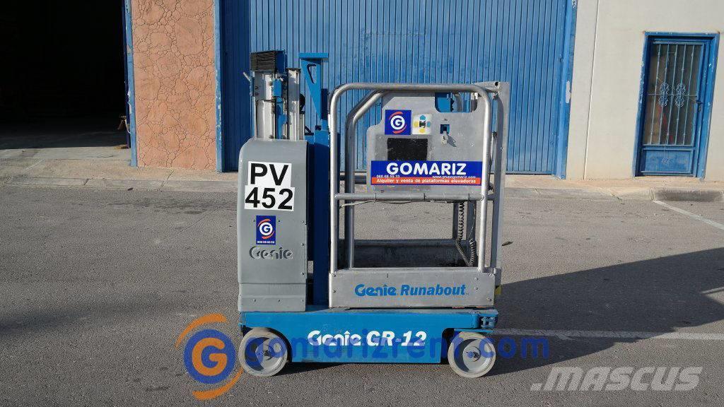 Genie GR 12 Plataformas con jaula de elevación