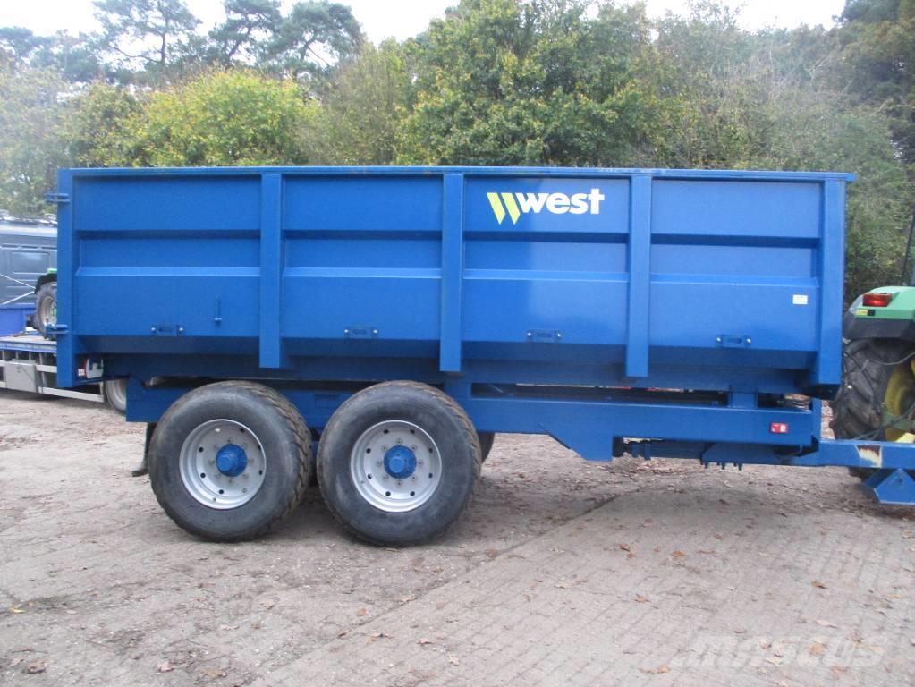  West 10T Remolques con caja de volteo