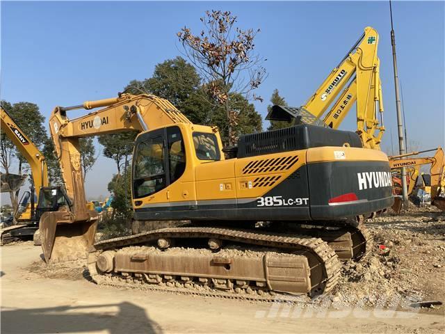 Hyundai R385 Excavadoras sobre orugas