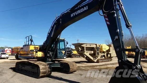 Hyundai 350 Excavadoras sobre orugas