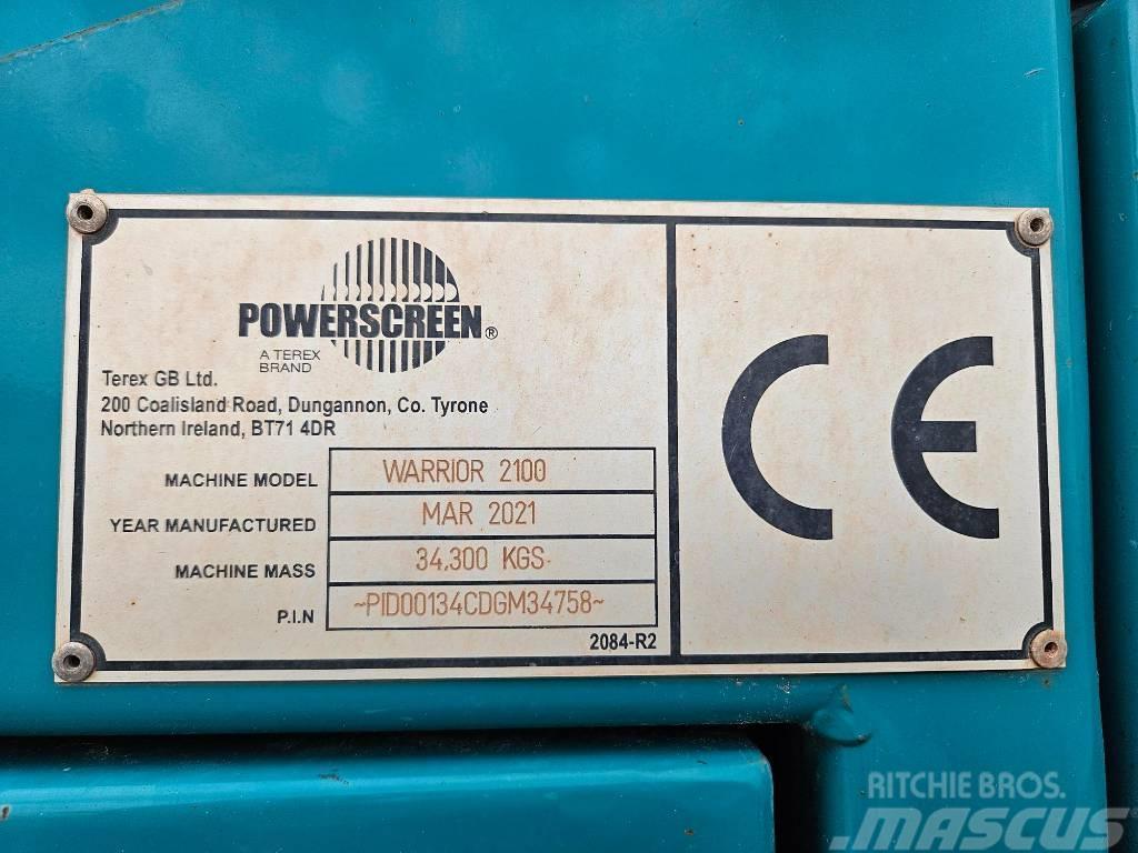 PowerScreen Warrior 2100 Cribadoras