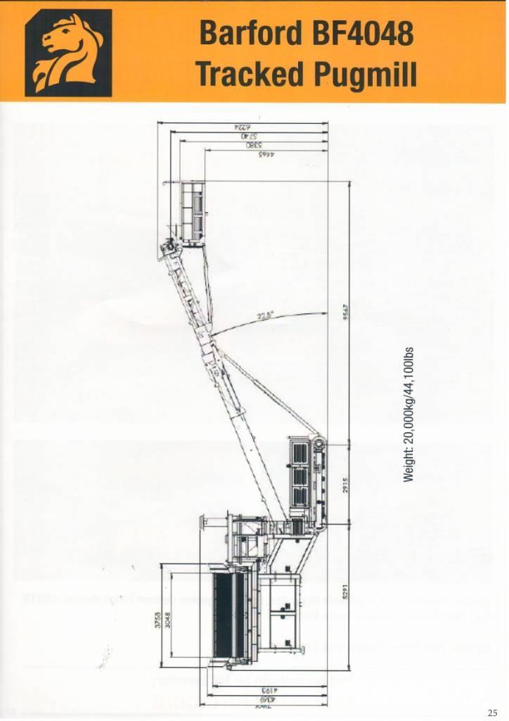 Barford BF8048 Pugmill Machacadoras