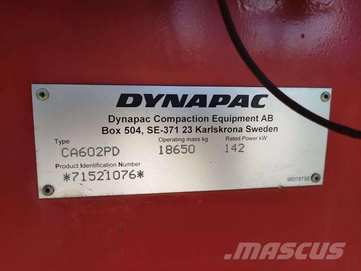 Dynapac CA602PD Rodillos de un solo tambor