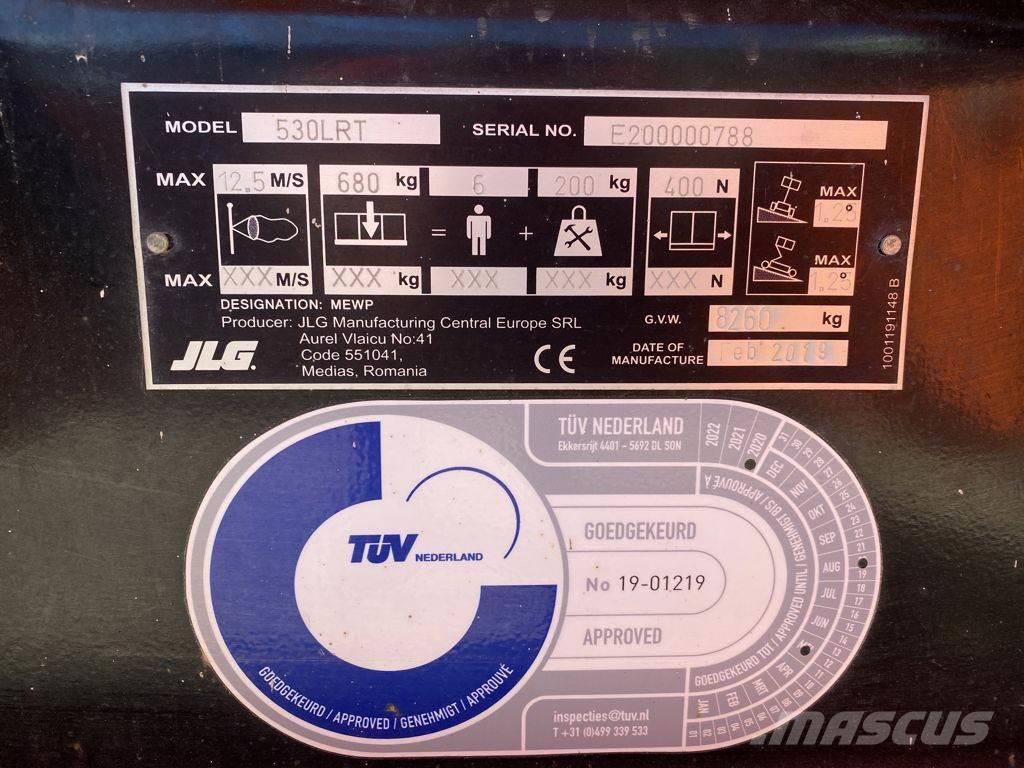 JLG 530LRT Plataformas tijera