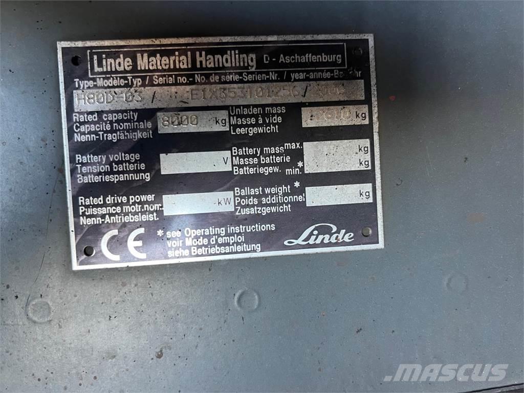 Linde H80D Camiones diesel