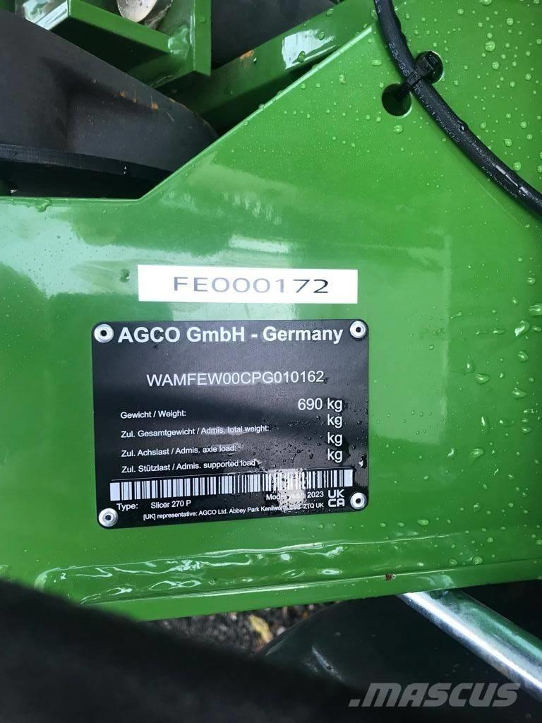 Fendt Slicer 270P Podadoras