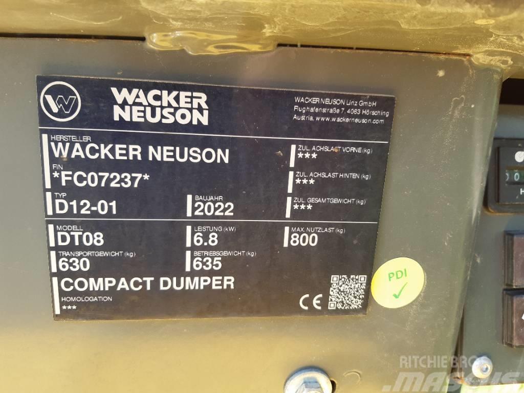 Wacker Neuson DT08 Camiones de volteo sobre orugas