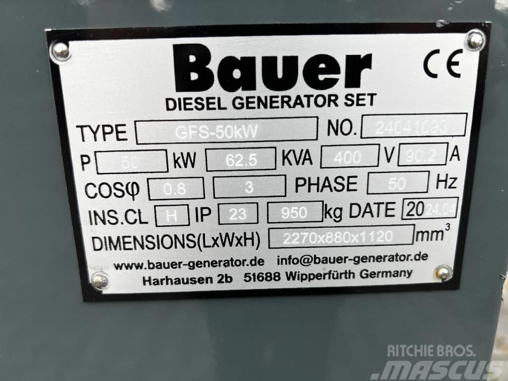 Bauer 69 KVA Generadores diésel