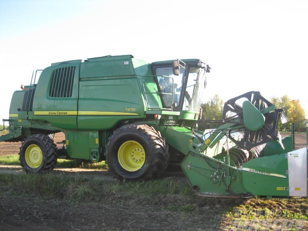 John Deere T670 Cosechadoras combinadas