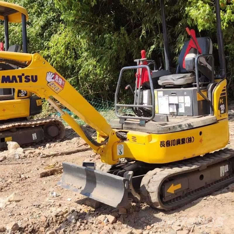 Komatsu PC 18 Excavadoras sobre orugas