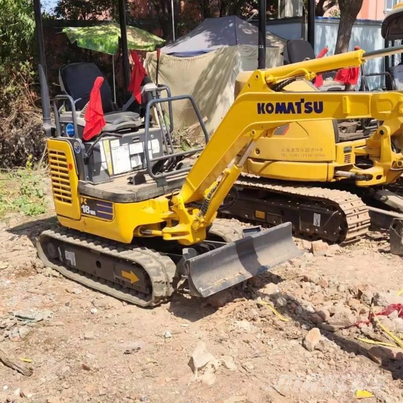 Komatsu PC 18 Excavadoras sobre orugas