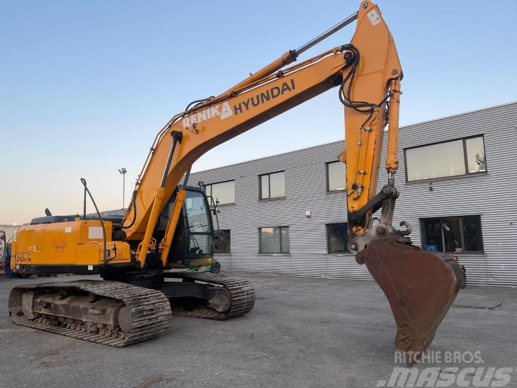 Hyundai Robex 210 Excavadoras sobre orugas