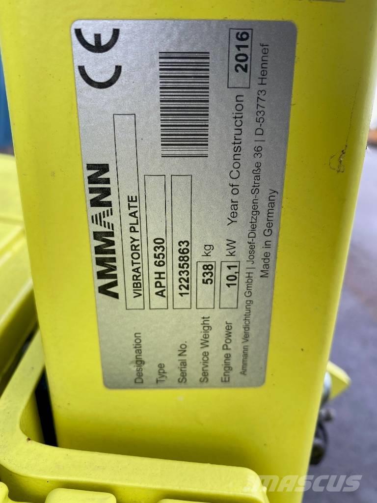 Ammann Markvibrator 6530 Placas compactadoras