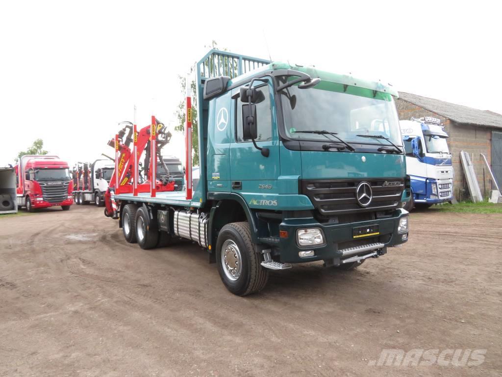 Mercedes-Benz 6X4 Transportes de madera