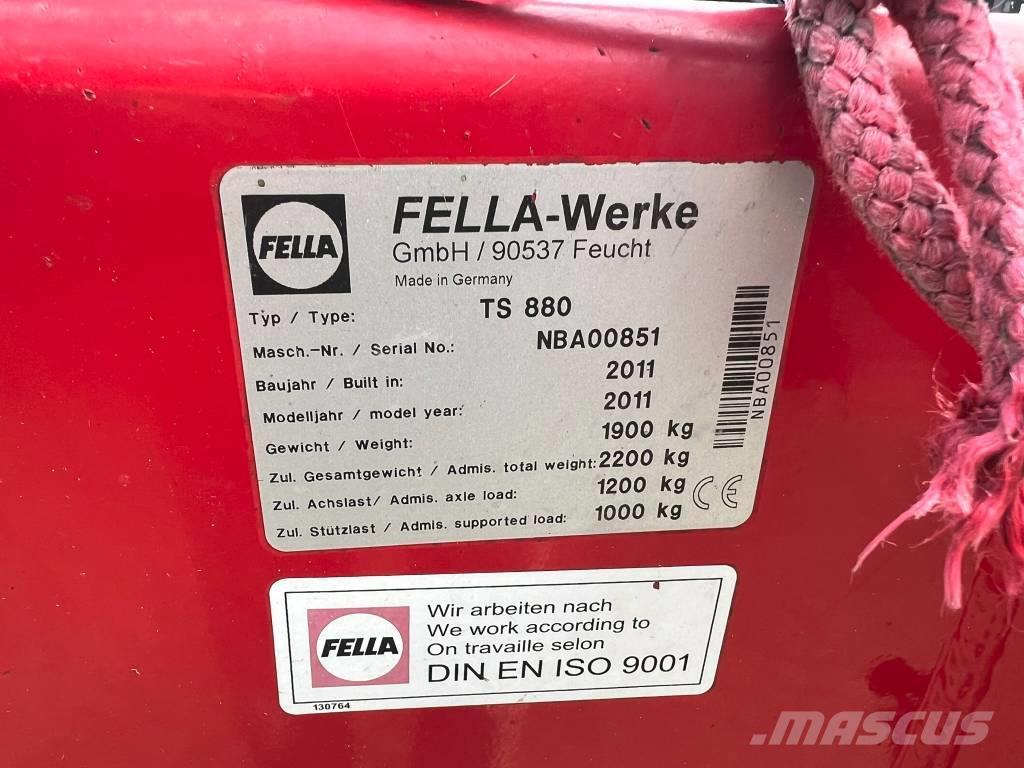 Fella TS 880 Segadoras hileradoras