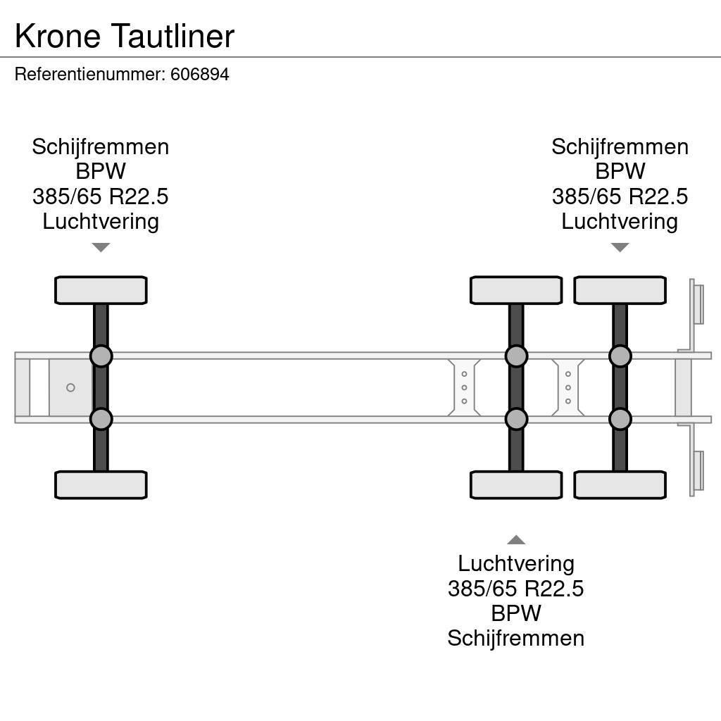 Krone Tautliner Semirremolques de caja de lona