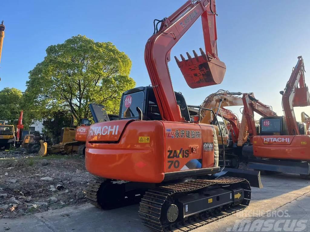 Hitachi ZX 70 Excavadoras sobre orugas