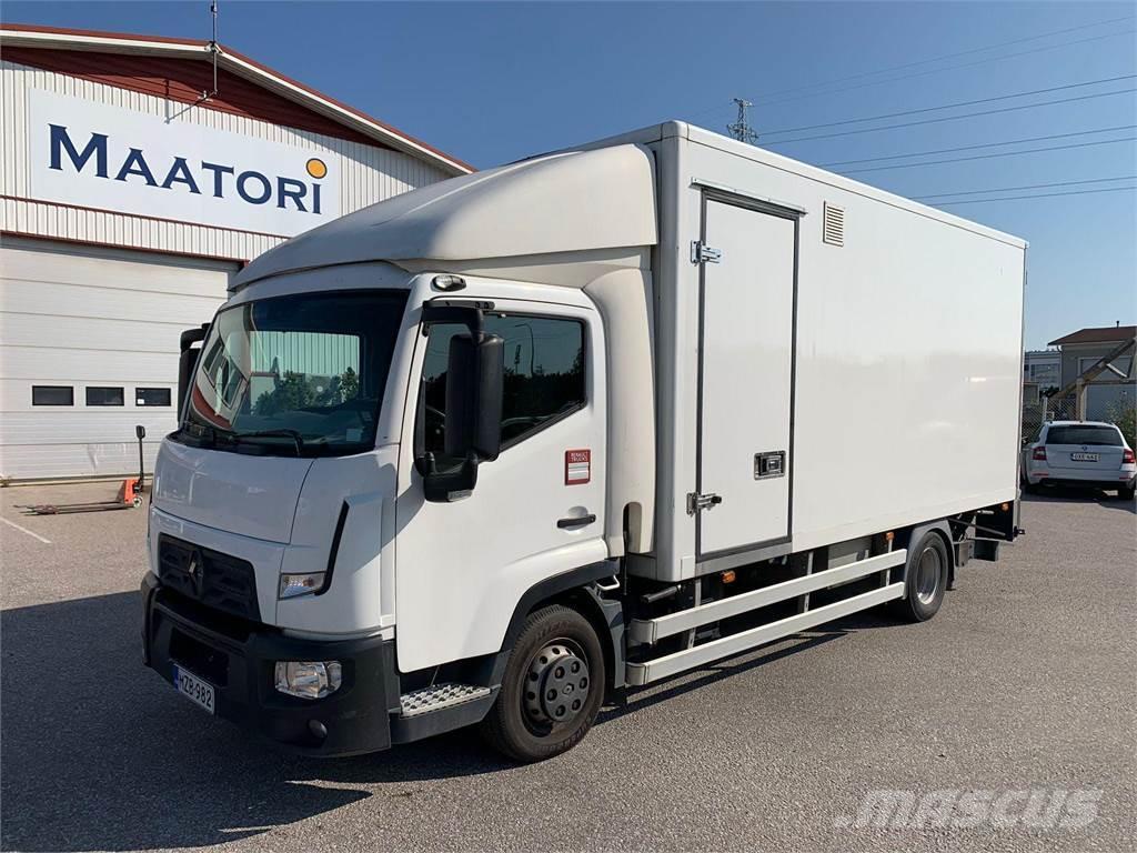 Renault D Camiones con caja de remolque