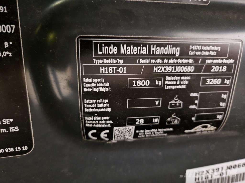 Linde H18T Camiones LPG