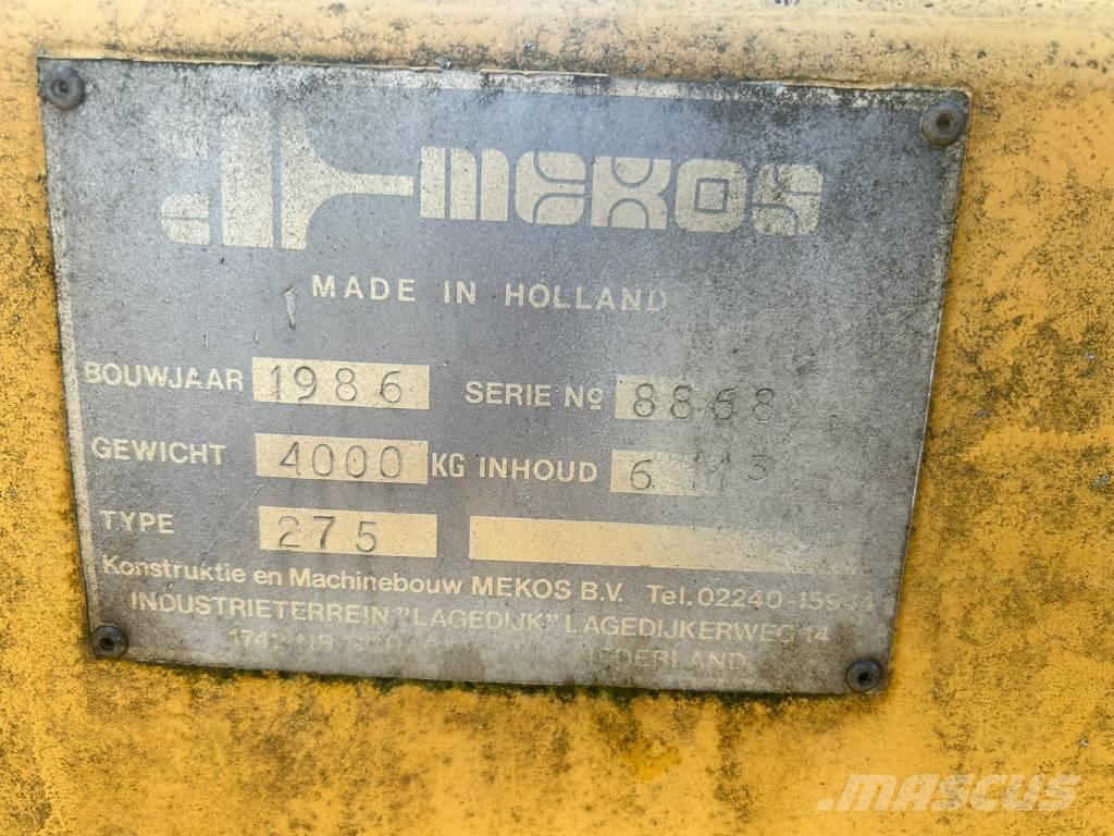 Mekos 275 Otras máquinas y aperos de labranza