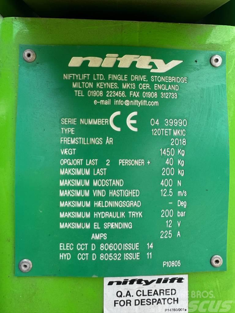 Niftylift 120 T Plataformas remolcables