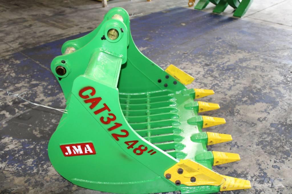 JM Attachments HDSkeletonBucketWTeeth48"for John Deere JD100/120 Otros componentes