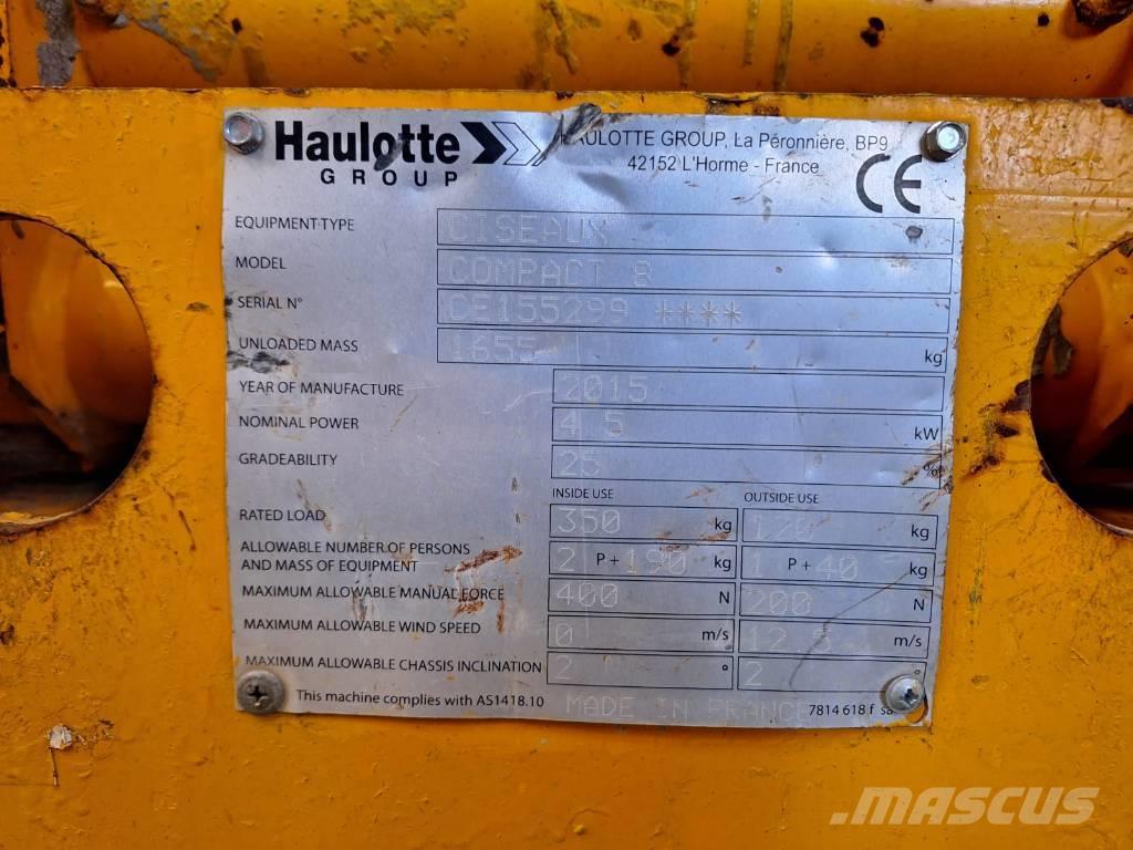 Haulotte Compact 8 Plataformas tijera