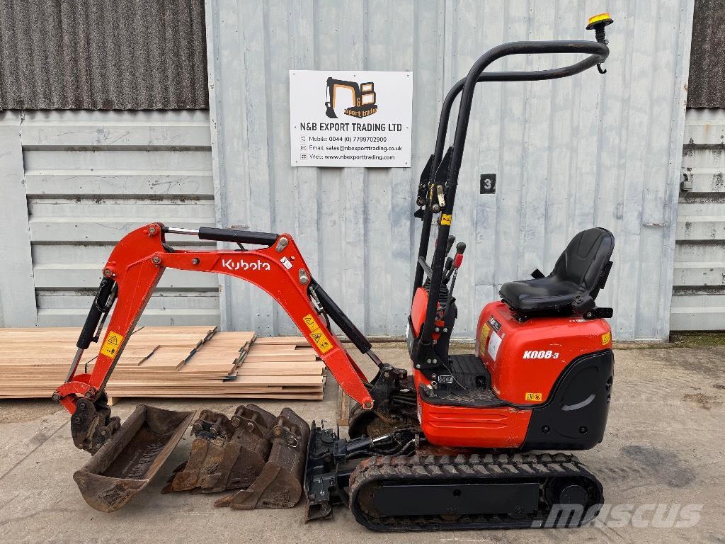 Kubota K 008 Miniexcavadoras