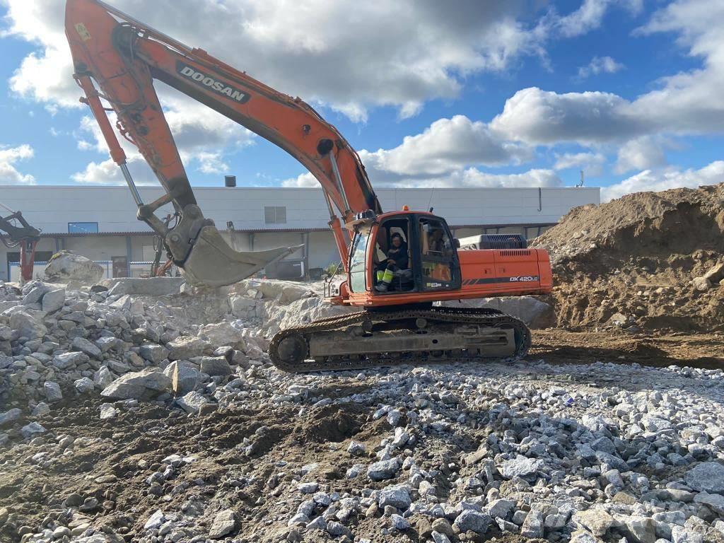 Doosan DX420LC Excavadoras sobre orugas