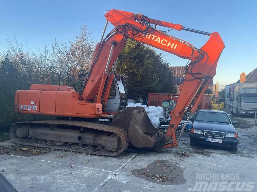 Hitachi EX215 Excavadoras sobre orugas