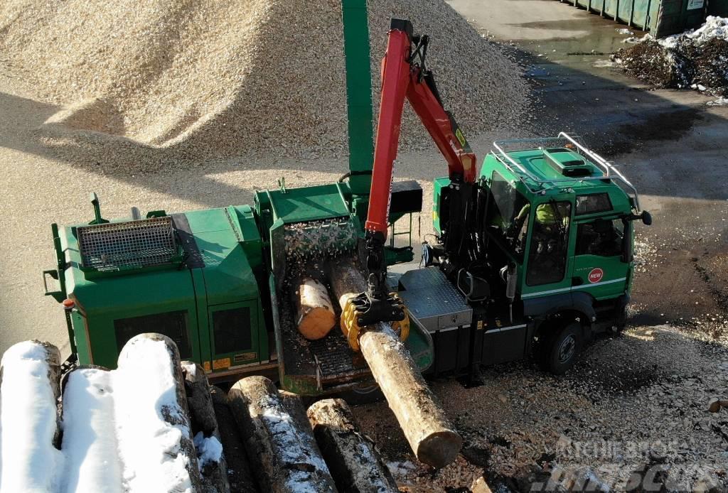 Jenz Chippertruck hybrid Trituradoras de madera