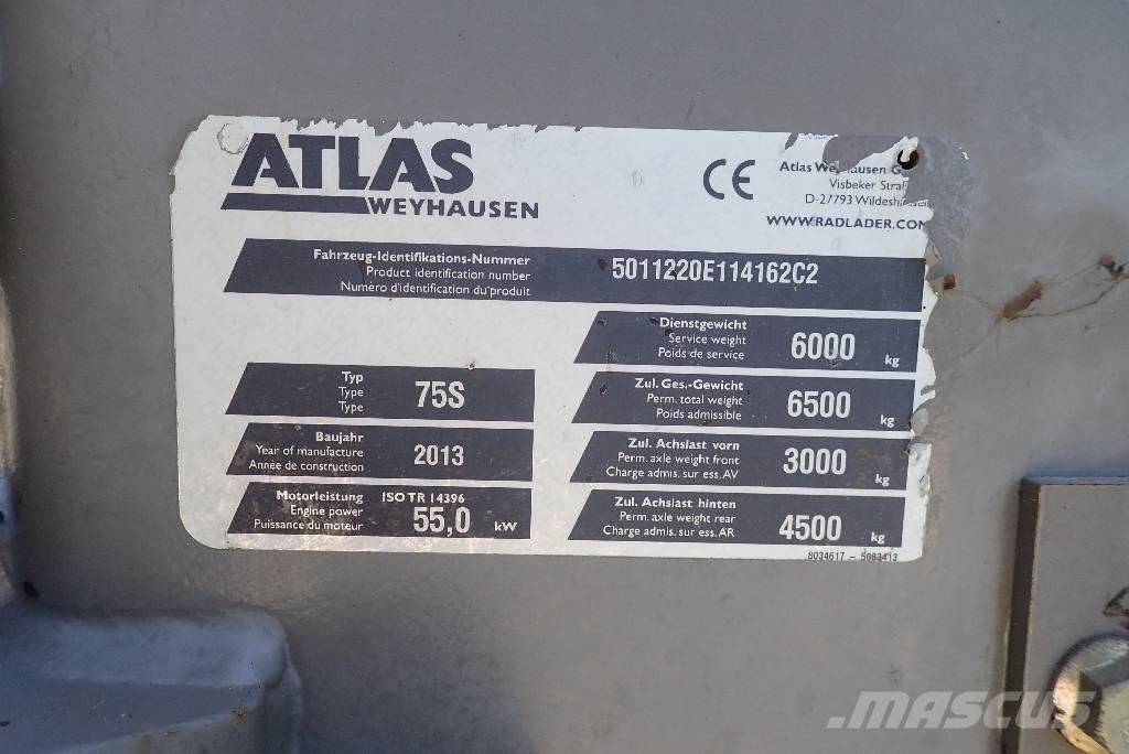 Atlas 75 S Cargadoras sobre ruedas