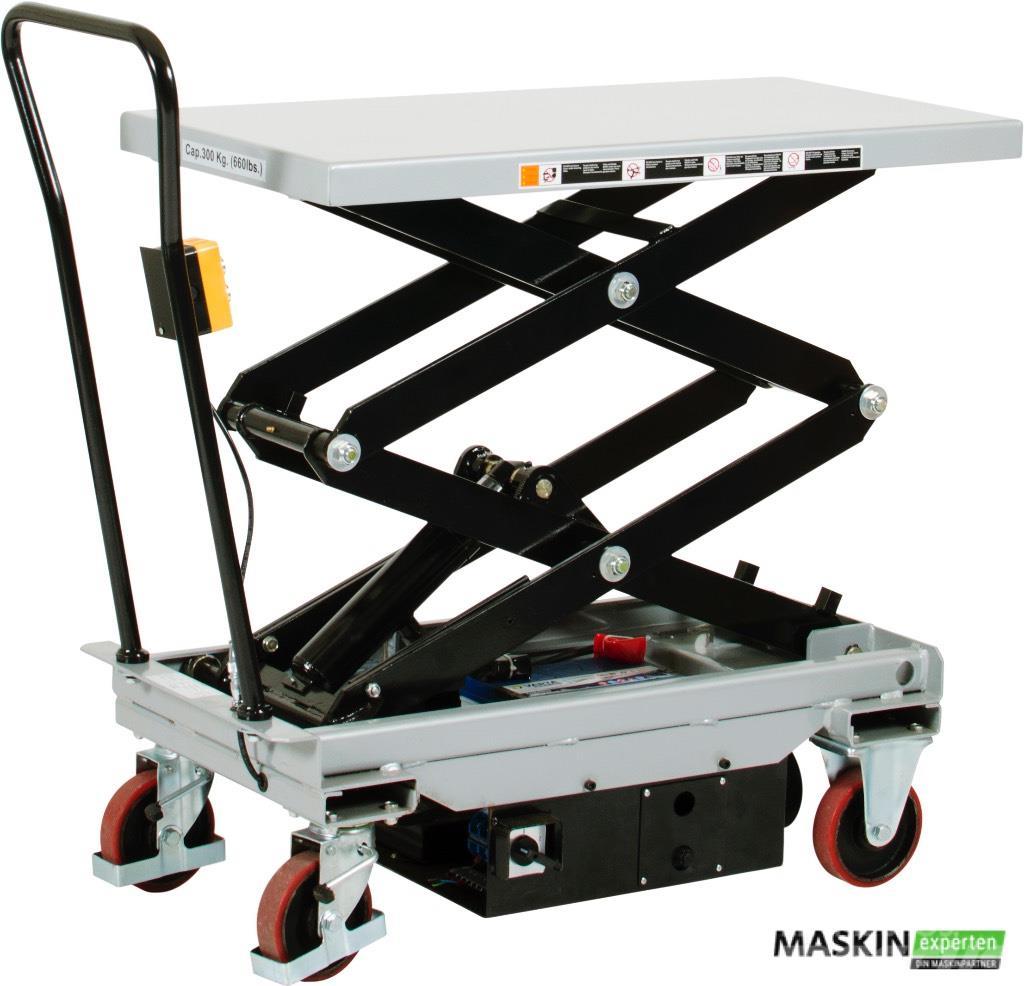 Silverstone Elektriskt mobilt lyftbord, L1010xB520, 800 kg - L Otros