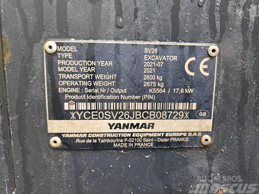 Yanmar SV 26 Miniexcavadoras