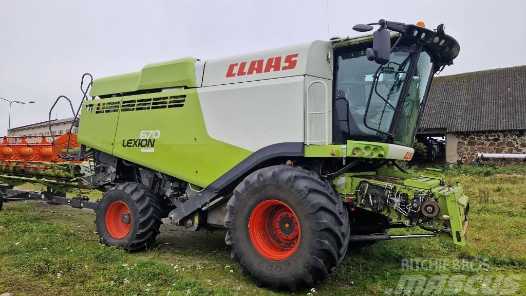 CLAAS Lexion 670 Cosechadoras combinadas