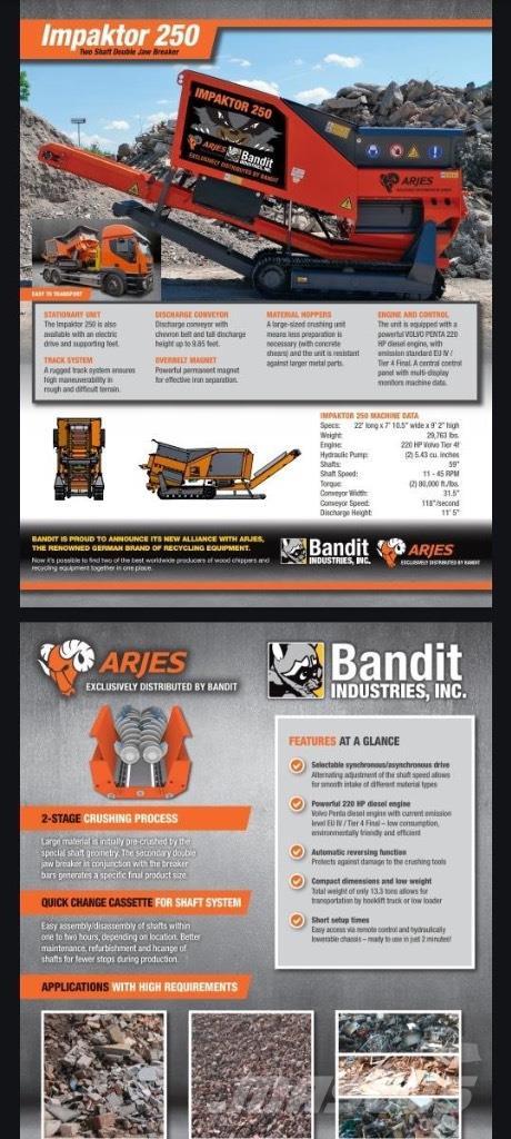 Arjes Impaktor 250 Trituradoras