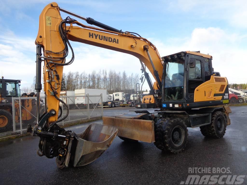 Hyundai HW 140 Excavadoras de ruedas