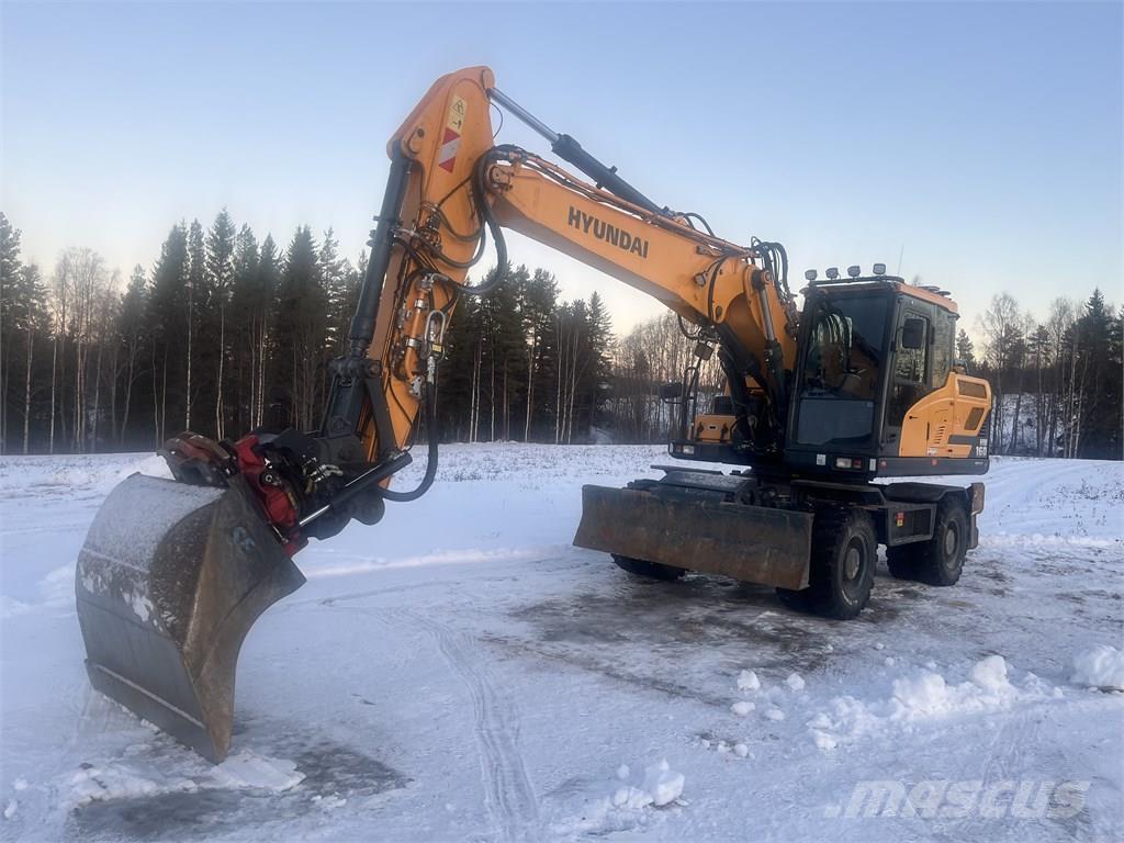 Hyundai HW 160 Excavadoras de ruedas