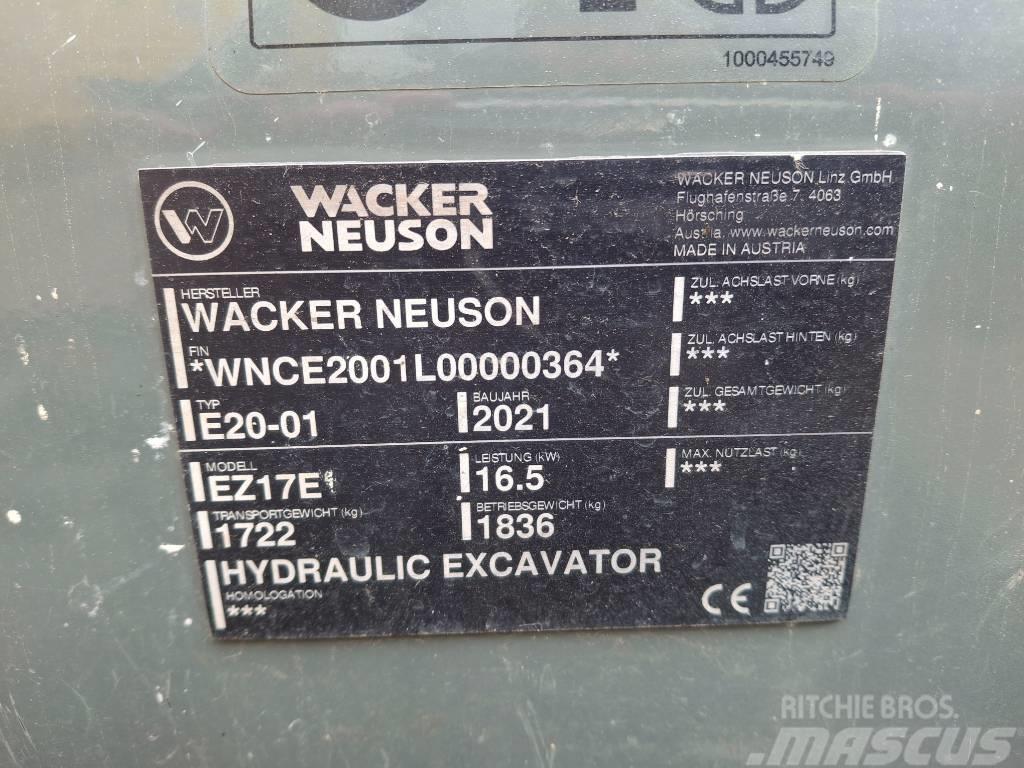 Wacker Neuson EZ17e Excavadoras sobre orugas