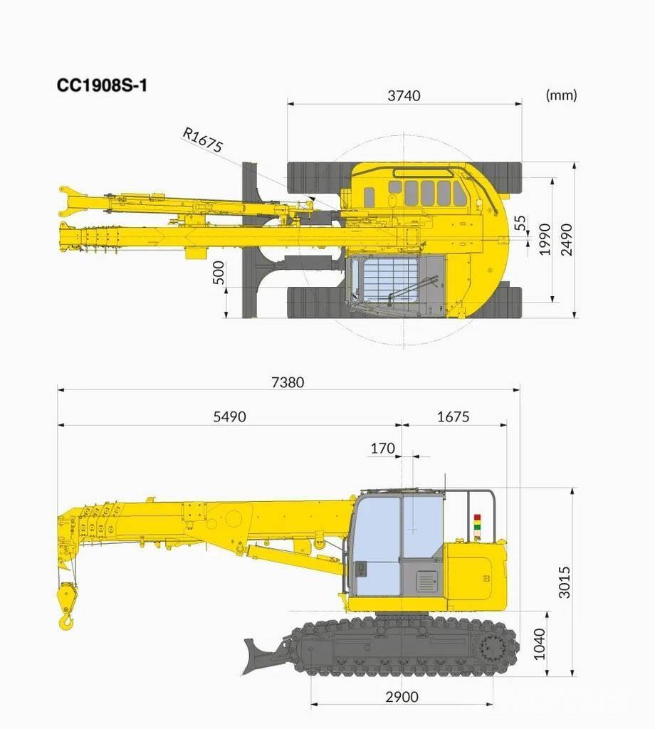 Maeda CC1908 Grúas de oruga