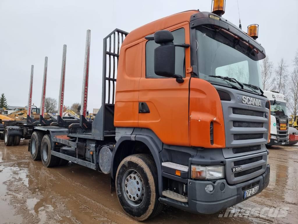 Scania R 580 Transportes de madera