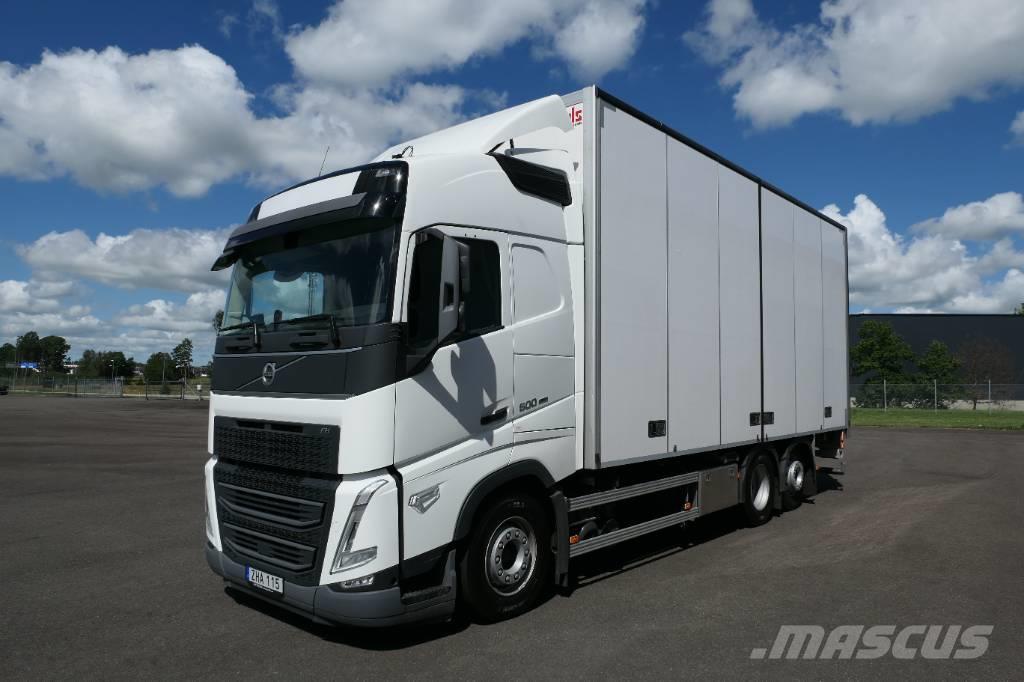 Volvo Körskoleutrustad 1575mil FH500m6x2*4 I-Save Camiones con caja de remolque